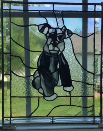 custom pet stained glass patterns from photographs